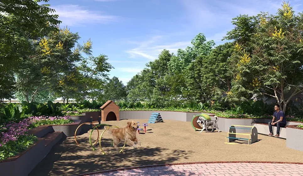 Featured Image of Pet Park and Co-working Spaces