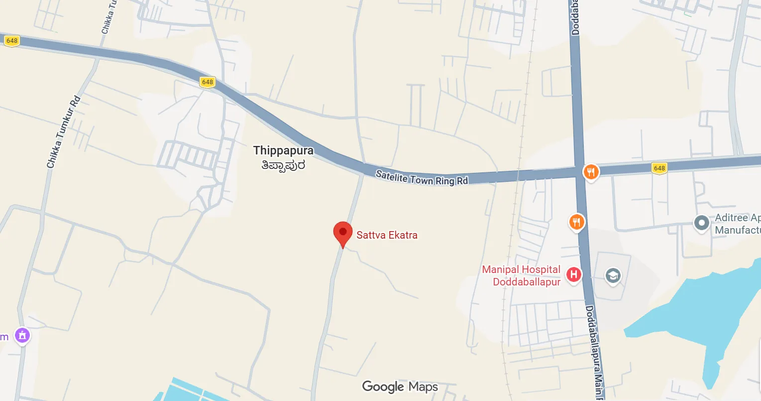 Featured Image of Sattva Ekatra Location Map