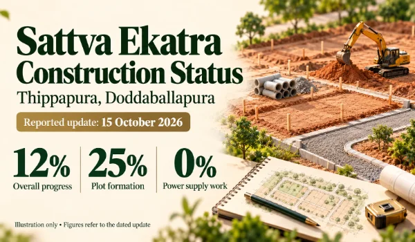 Featured Image of Sattva Ekatra Construction Status